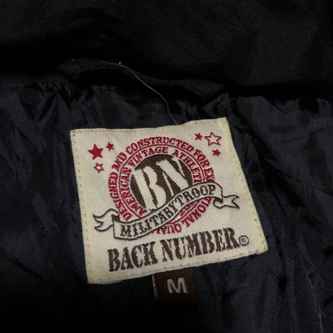 Y2k Back Number Fur Jacket (Category: Activewear) located in Camiling. Submitted by thriftscape2024 (Listing ID 1466319581, Image 2). Description: Excellent Condition Color rate: 9/10 Issue: ❌❌❌ Dimes: W18xL23.