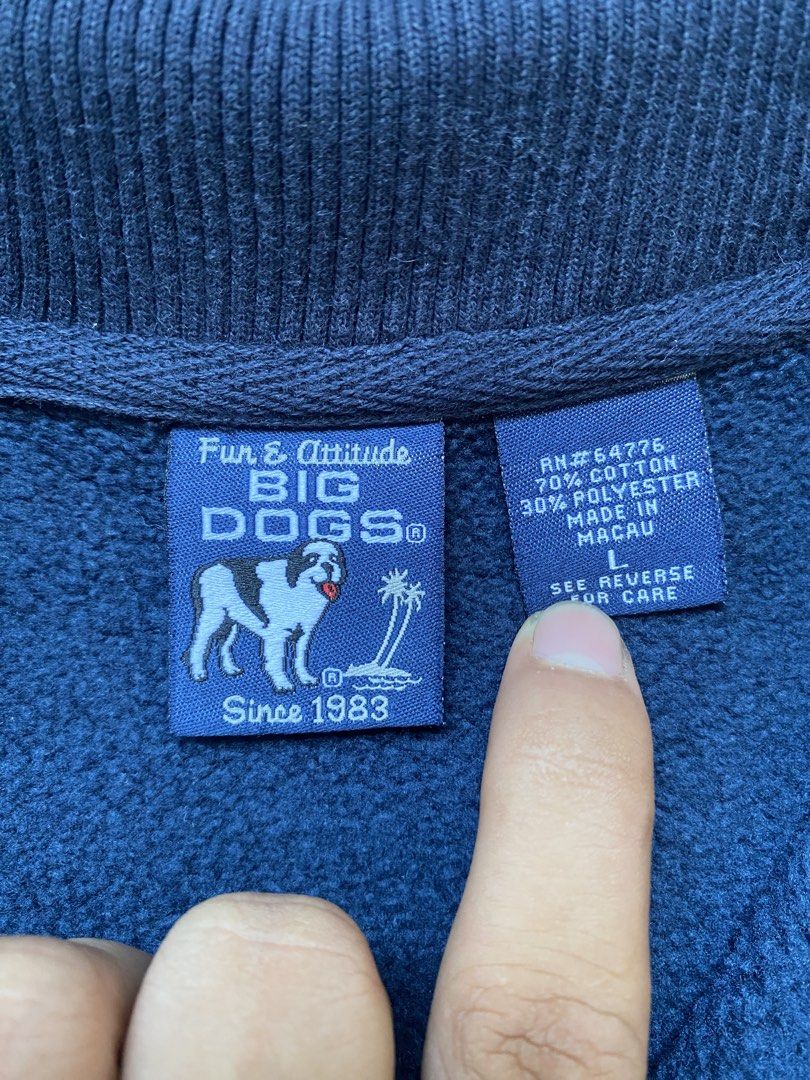 Y2K BIG DOGS (Category: Coats, Jackets and Outerwear) located in Cabuyao City. Submitted by badthrift_pat (Listing ID 1466216543, Image 3). Description: Y2K BIG DOGS 👕WIDTH:25.5 👕LENGTH:27.5 FLAWS:NONE 🏷️:999.
