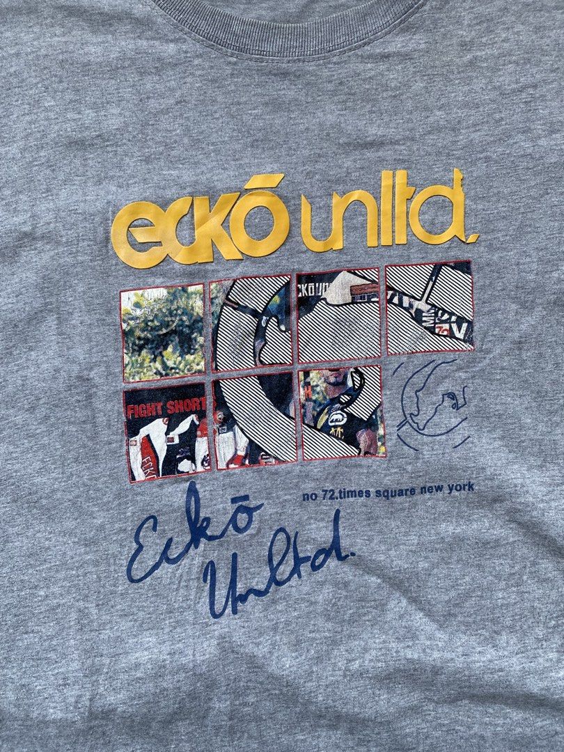 Y2K ECKO UNLTD (Category: Tshirts & Polo Shirts ) located in Cabuyao City. Submitted by badthrift_pat (Listing ID 1466218716, Image 2). Description: Y2K ECKO UNLTD 👕WIDTH:25 👕LENGTH:33 FLAWS:CUT TAG/MINIMAL CRACK PRINTS 🏷️:199.