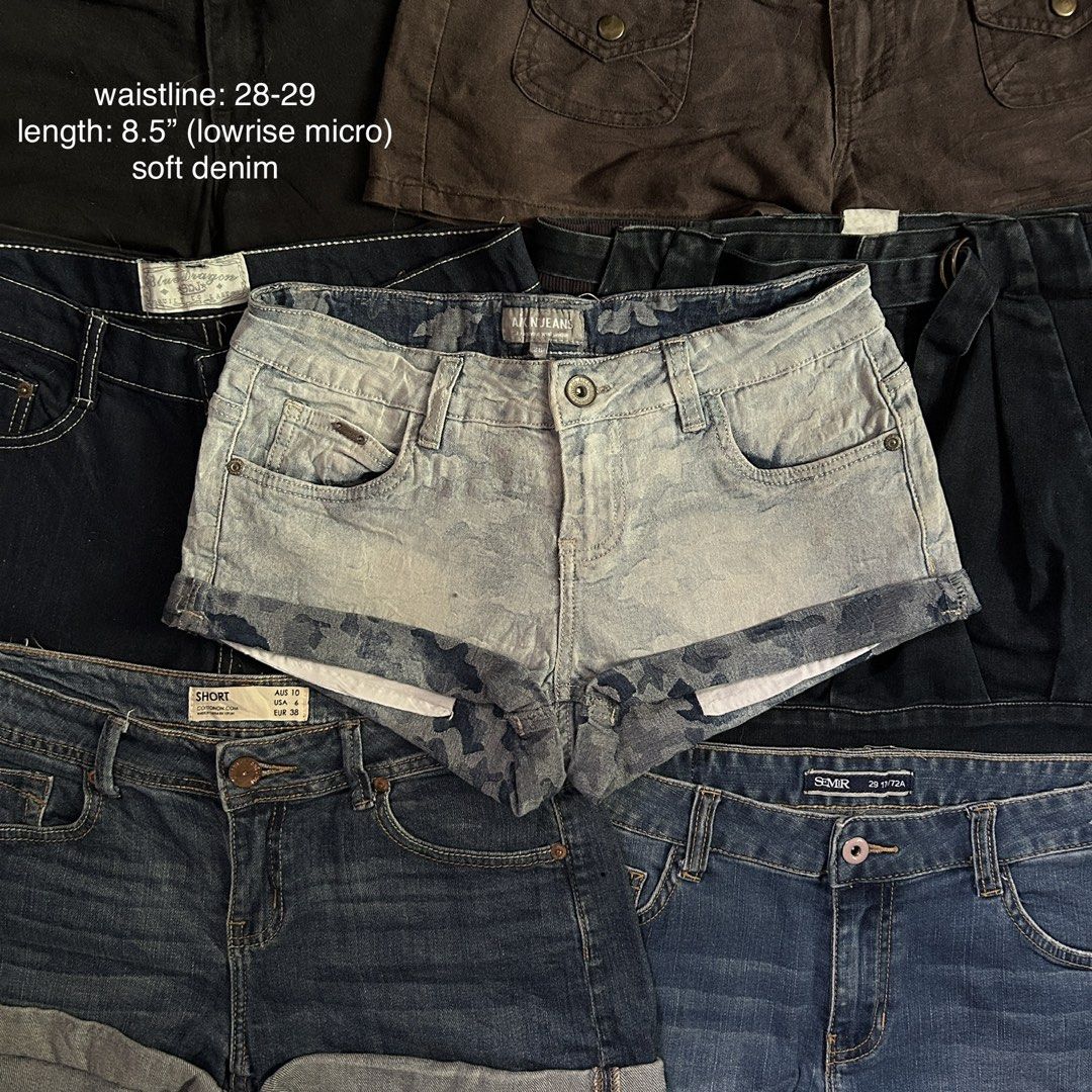 y2k lowrise microshortss (Category: Shorts) located in Liloan. Submitted by fairymary.ph (Listing ID 1466230210, Image 3). Description: READ BIO BEFORE BUYING✨ lowrise microshorts P60 each medida sizing/base on tape measure kindly send your desired shorts no issues (magkaka issue lang tayo pag joyminer ka >.<) deleted means sold .