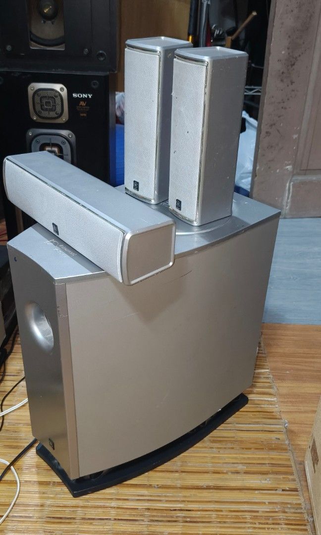 Yamaha active subwoofer wi/ center & front speaker (Category: Soundbars, Speakers & Amplifiers) located in San Pedro. Submitted by tristanjapansurplus (Listing ID 1466310155, Image 3). Description: ptpa selling Yamaha active subwoofer 100vac w/ center and 2 front speaker all in good condition no repair.