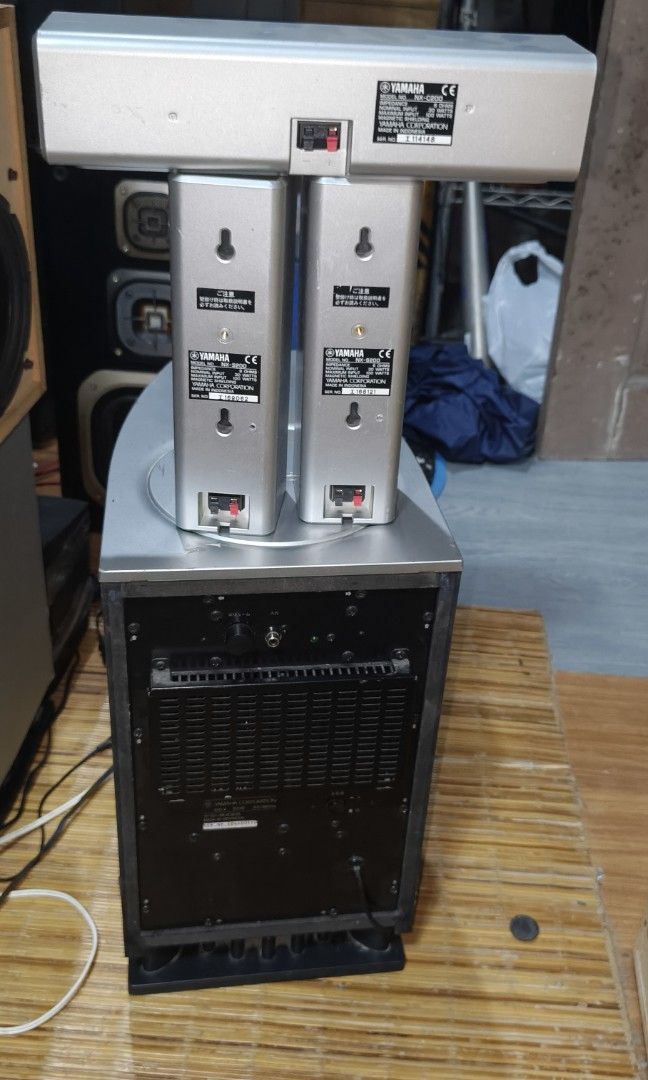 Yamaha active subwoofer wi/ center & front speaker (Category: Soundbars, Speakers & Amplifiers) located in San Pedro. Submitted by tristanjapansurplus (Listing ID 1466310155, Image 2). Description: ptpa selling Yamaha active subwoofer 100vac w/ center and 2 front speaker all in good condition no repair.