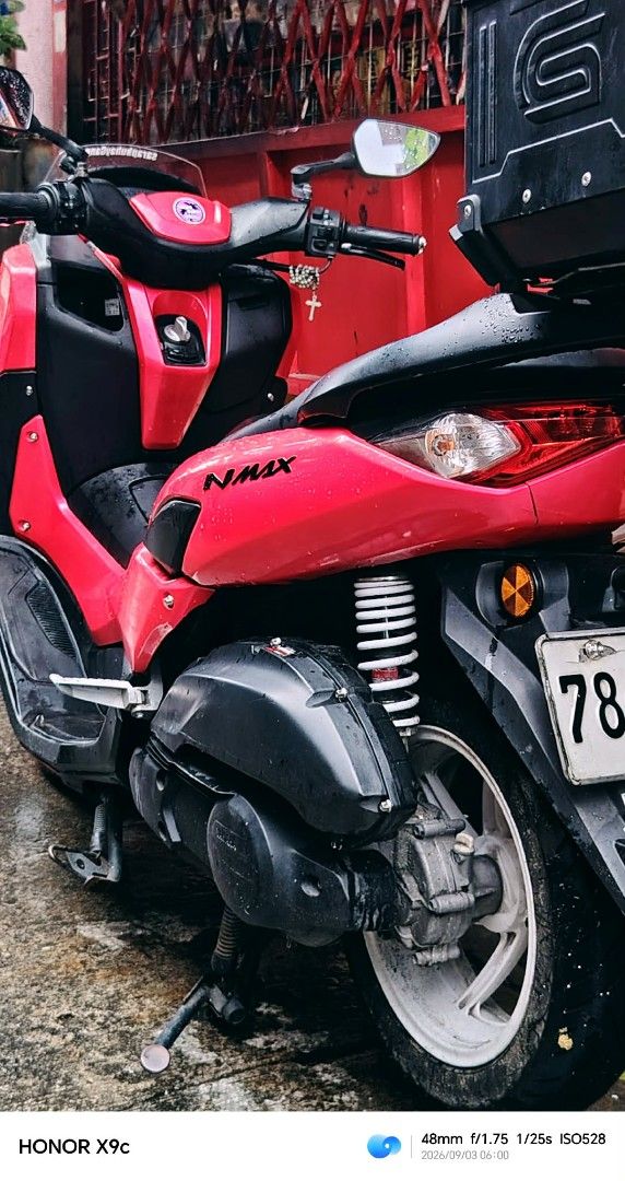 Yamaha NMAX Scooter Pink with Top Box (Category: Motorbikes for Sale) located in Manila. Submitted by marieisabe96489 (Listing ID 1466156067, Image 1). Description: yamaha Nmax v2.1 ABS/TCS y connect registered until 2027 orig LTO PLATE 2021 year model candy pink color Color indicated upgrade: givi box sec with bracket Racing boy rear shock Racing boy front shock Racing boy caliper rear Racing boy caliper front Racing boy brake hose front and rea