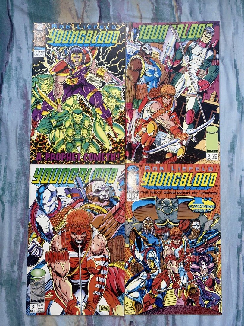 Youngblood Rob Liefield (Category: Comics & Manga) located in Pasig City. Submitted by theseanborjal (Listing ID 1466213251, Image 1). Description: -Sold As bundle.