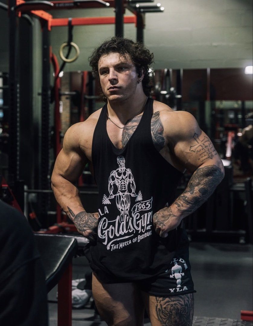 YOUNGLA X GOLDS GYM New Age Stringer (Category: Activewear) located in Bayombong. Submitted by rethreadsactivewear (Listing ID 1466249325, Image 3). Description: ON-HAND! READY TO SHIP! 🔥 YOUNGLA X GOLDS GYM New Age Stringer Black Small Like new 1699 only! Product Description MATERIAL: 46% Cotton, 46% Lyocell, 8% Elastane. FABRIC WEIGHT: 165 GSM. FIT: True to Size. DESIGN: Introducing the YoungLA × Gold’s Gym collaboration stringers - a modern t