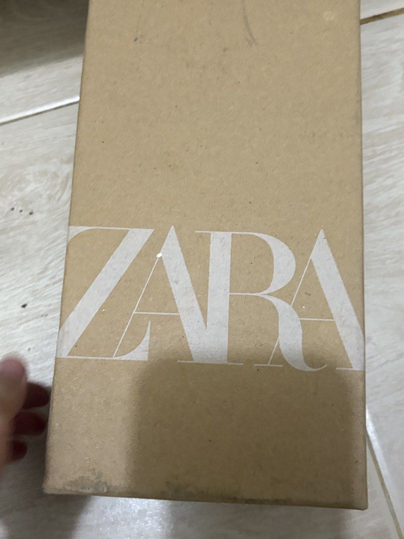 Zara Beaded Slingback Heels (Category: Heels) located in Mandaluyong City. Submitted by shopwithjuu (Listing ID 1466199769, Image 2). Description: Gorgeous Zara pearl and crystal slingback heels in nude, size as marked. Pointy toe design with comfortable elastic stretch strap. Comes with original box. Shows minor inner sole scuffs from gentle use, but still stunning on feet!.