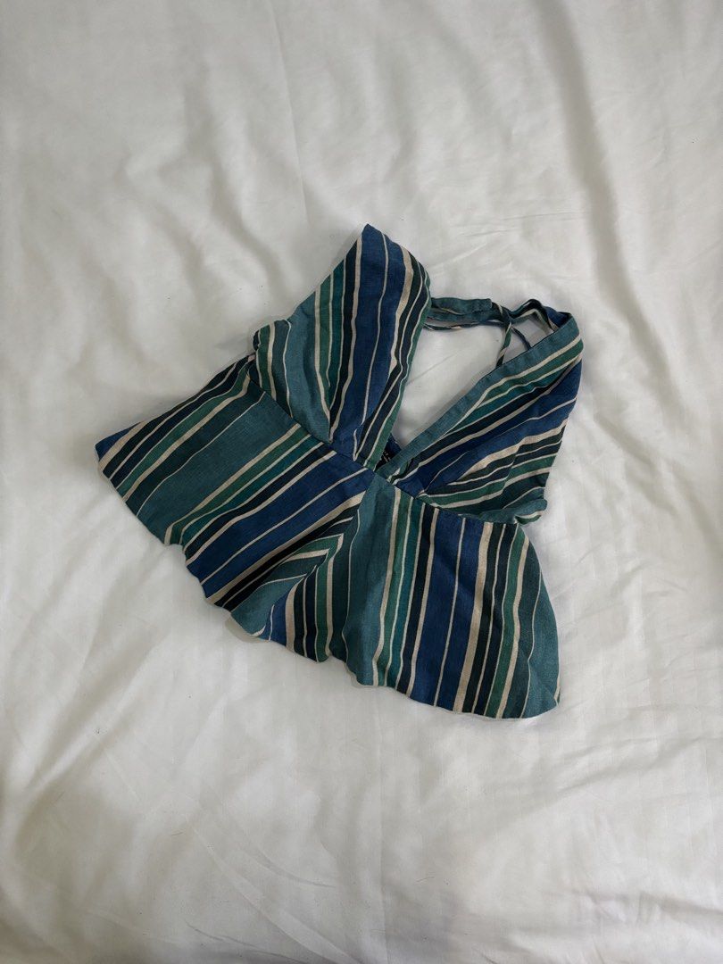 Zara halter top (Category: Others Tops) located in Manila. Submitted by prixo_btg_ (Listing ID 1466237141, Image 2). Description: Bust 30-34 Used only once .