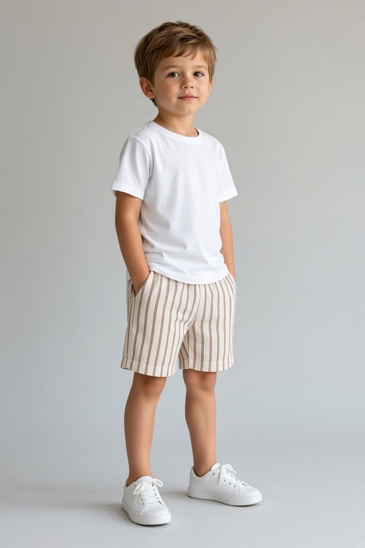 Zara line stripes shorts (Category: Babies & Kids Fashion) located in Lipa City. Submitted by lifestyled (Listing ID 1466179691, Image 1). Description: Zara linen stripes shorts Size 5-6 Bottom- W-9” L- 12” Color rate- 9/10 💯 Authentic.