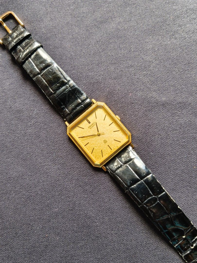 1984 Vintage Seiko Twin Quartz (Category: Men's Watches) located in Cebu City. Submitted by hermo.vault (Listing ID 1466379607, Image 3). Description: -Ref: 9641-5060 -Movement: Twin Quartz -Case size: 27x36mm -Seiko Gold Plated Stainless Steel -Original Seiko strap -Excellent condition with minimal signs of usage.