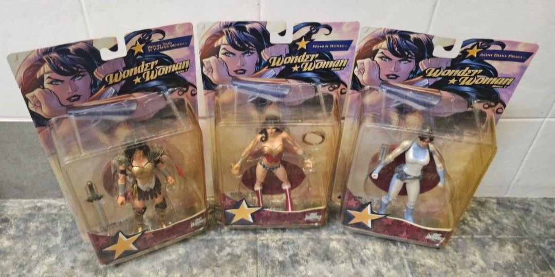 2007 DC Direct WONDER WOMAN Set (Category: Action & Battle Toys) located in Quezon City. Submitted by charliebrown_olx (Listing ID 1466364503, Image 2). Description: Set Price: P7,000 Set Includes: DIANA PRINCE, DONNA TROY & WONDER WOMAN Condition: Mint on Near-Mint Cards, WYSIWYG TERMS & CONDITIONS: 1. Pickup only at Obudan St Brgy Manresa, Q.C. 2. Shipping c/o buyer. 3. Prices are Final. 4. Respect the Ad. TFL! (Justice League, Supergirl. Super