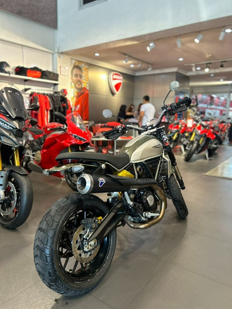 2024 Ducati Scrambler Icon 800 (Category: Motorbikes for Sale) located in Manila. Submitted by vitbrevis77 (Listing ID 1466457543, Image 2). Description: 2024 Ducati Scrambler Icon like new, only 8k mileage. This is a Ducati Pre-Owned motorcycle. For your peace of mind and confidence we offer 90-Days unit warrranty and free first PMS upon before delivery. Enjoy the ownership experience of a Ducati without the brand new price with this Ducati Pre-