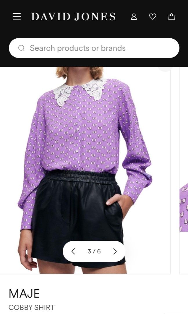£218 Maje bnew blouse size M from net a porter (Category: Blouses) located in La Trinidad. Submitted by designeritems2000 (Listing ID 1466413551, Image 2). Description: .
