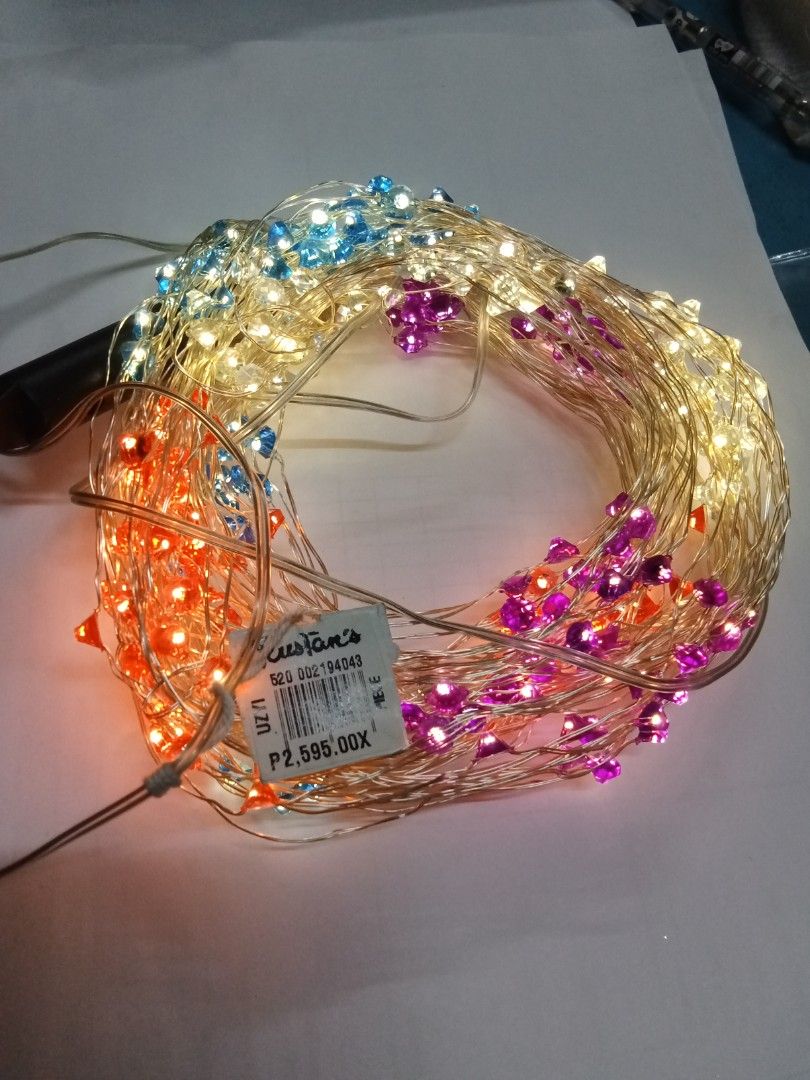 280 LED 5 Color Diamond Lights (Category: Lighting) located in Rizal. Submitted by ellengreen18 (Listing ID 1466479276, Image 1). Description: 10 Pieces available Orig. Price: P2,595/pc. Sells only for P500 Mall Pullout MOP: Gcash only Sf for buyer's account Deliver thru: Lalamove,Grab or JNT.