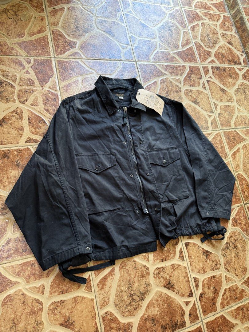 3 Days Union Workware Heritage Jacket Black “Authentic” (Category: Coats, Jackets and Outerwear) located in Cavite. Submitted by stolengoods116 (Listing ID 1466375512, Image 3). Description: - Brand: 3 Days Union (Original tag still attached) - Style: Heritage workwear jacket in solid black - Material: Heavy-duty cotton canvas - Closure: Zip front with snap button placket - Pockets: Dual chest flap pockets with button closure - Fit: Adjustable dr