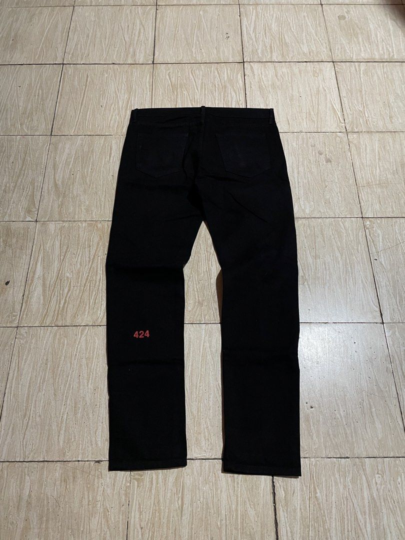 424 Straight Denim Pants (Category: Jeans) located in Angeles City. Submitted by wa2si (Listing ID 1466548458, Image 1). Description: Size: 32 Waist: 17.4” Length: 40.5” Excellent condition No flaws.