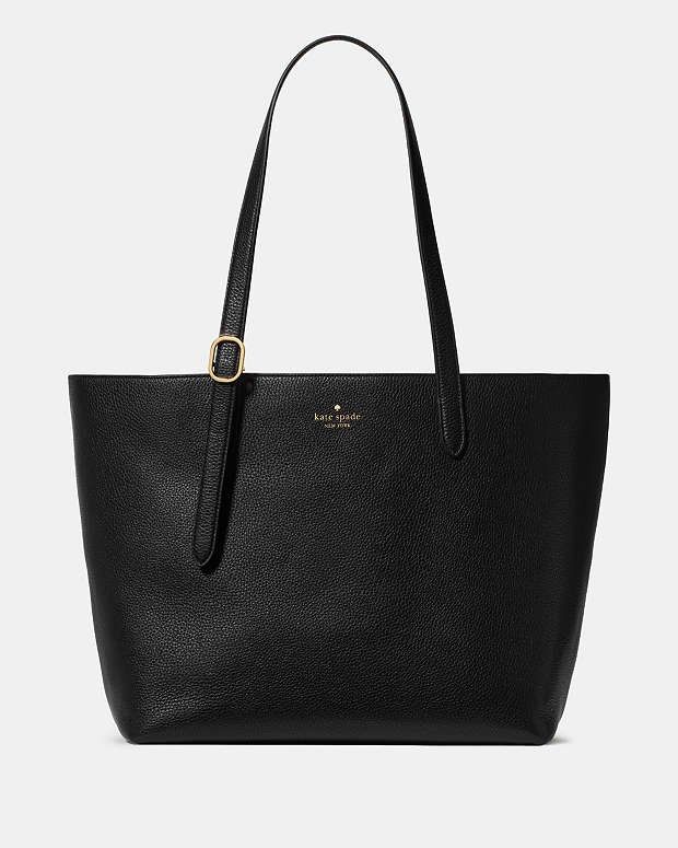 454 Tote Bag (Category: Luxury Bags & Wallets) located in Muntinlupa City. Submitted by mabelleadr46801 (Listing ID 1466387950, Image 1). Description: Product Details Style Number KM712 Measurements Length: 13.2” Height: 11.6” Width: 6.4” Materials Pebbled Leather 2 Way Script Logo Lining Lining: fabric Strap Strap drop: 11” Adjustable shoulder strap Features Interior zip pocket Open top Fits most large phones, most large wallets, ipad, 15” lapto