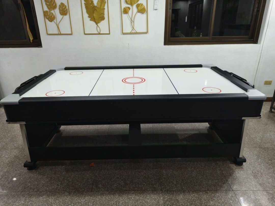 4 in 1 Multifunctional Billiard Table (Category: Billiards and Bowling) located in Manila. Submitted by red_1997 (Listing ID 1466558904, Image 3). Description: RUSH FOR SALE ❗️❗️❗️ 2nd hand but good as new 🎱Billiard table 4in1 4x7ft multifunctional ✅Pool table ✅Hockey table ✅Pingpong table ✅Dinning table Per games complete accessories 45,000 Original Price 💰28,500 Selling Price Paunahan na lng kayo 😁 Pm me for more details 😊.