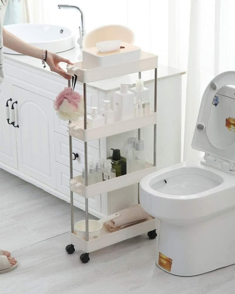 4layer slim rack black and white (Category: Bathroom & Kitchen Fixtures) located in Malabon City. Submitted by haze1496 (Listing ID 1466473141, Image 1). Description: .