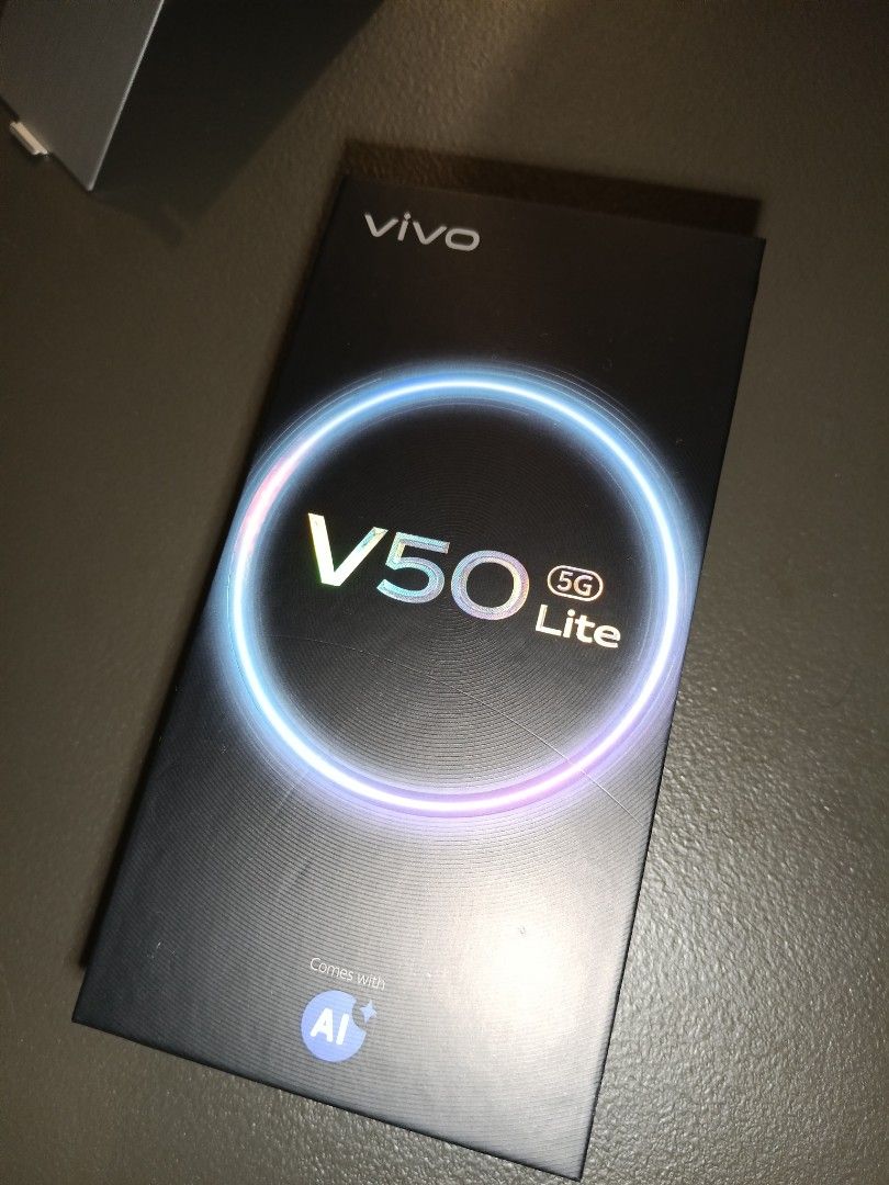 512GB Vivo V50 Lite (Category: Vivo) located in Makati City. Submitted by mistermaliwat (Listing ID 1466477434, Image 2). Description: 512gb V50 Lite 5G almost brand new with complete set. box and receipt bgc only. can be swapped too.