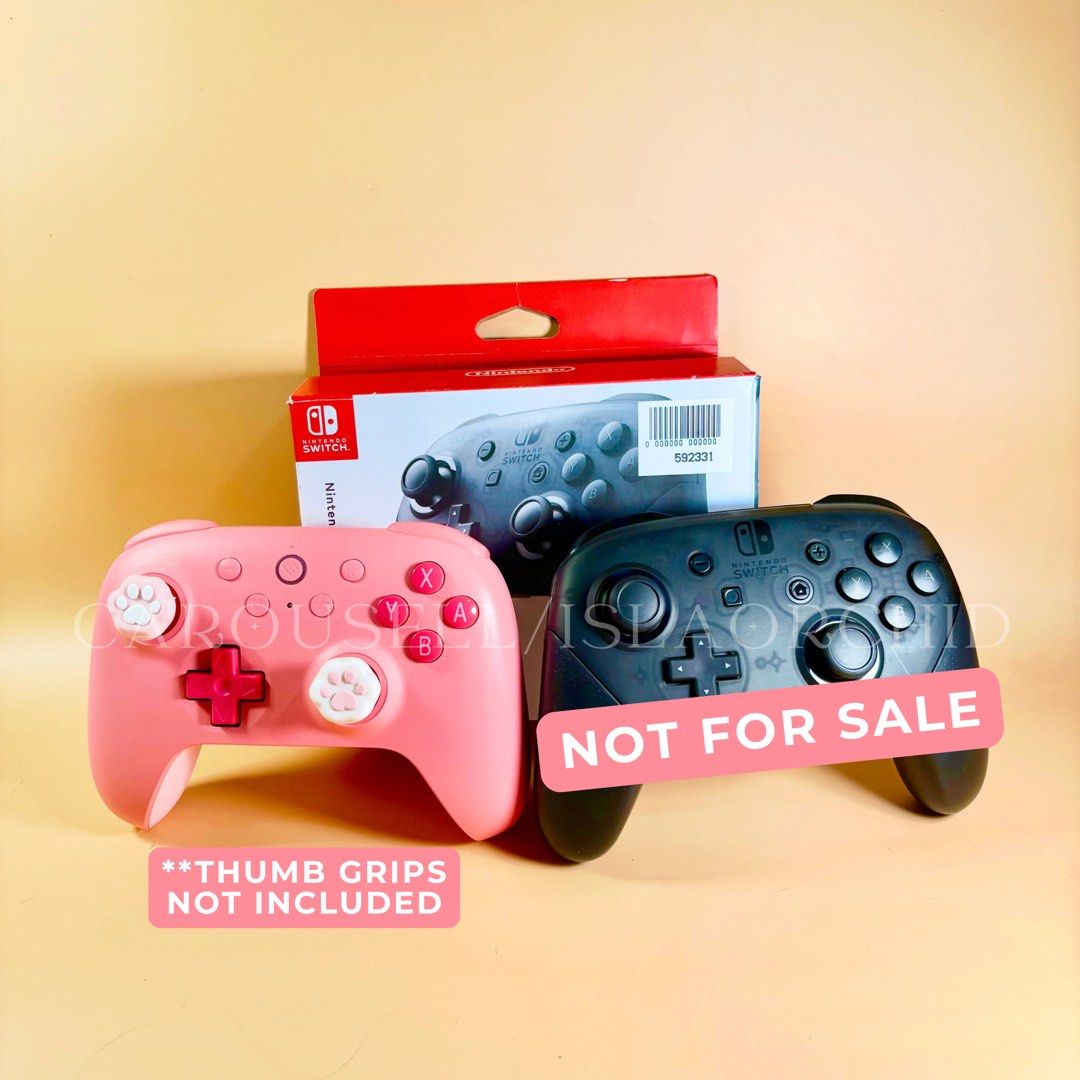 8BitDo Ultimate 2C Bluetooth Controller | Pink (Category: Controllers) located in Ajuy. Submitted by islaorchid (Listing ID 1466517241, Image 1). Description: 8BitDo Ultimate 2C Bluetooth Controller — Pink 🎮 | Preloved bought 2026 • Bluetooth version compatible with Switch / Switch 2 • Hall Effect joysticks • 6-axis motion + rumble • USB-C wired connection • Includes USB-C cable • Thumb grips NOT included • No original box/manual • Lightly used 