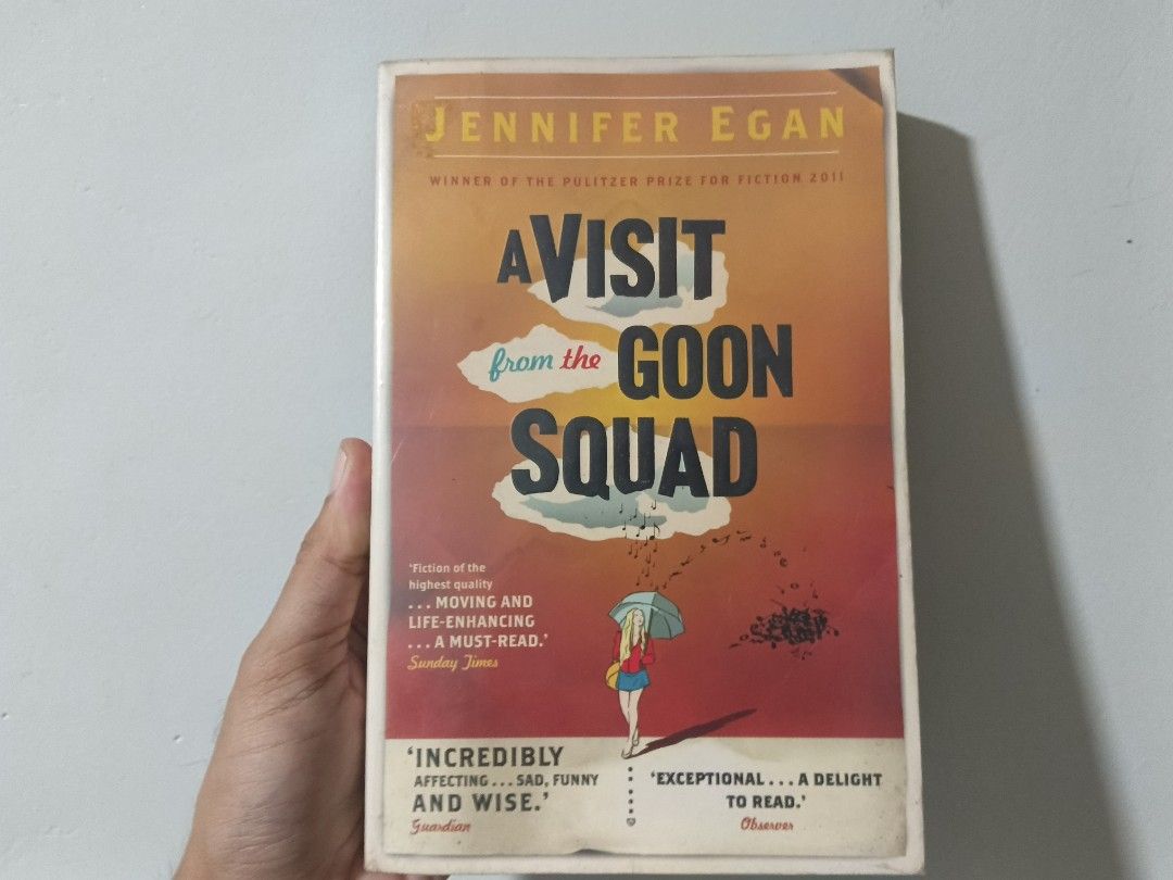 A Visit from the Goon Squad by Jennifer Egan (Category: Storybooks) located in Tagum. Submitted by ria.bantayan (Listing ID 1466438664, Image 1). Description: - Title & Author: A Visit from the Goon Squad by Jennifer Egan - Edition: Paperback (ISBN: 978-1-78033-096-9) - Awards: Winner of the 2011 Pulitzer Prize for Fiction & National Book Critics Circle Award - Praise: Highly acclaimed by The Guardian, Observer, Telegraph, and New York Times - Th