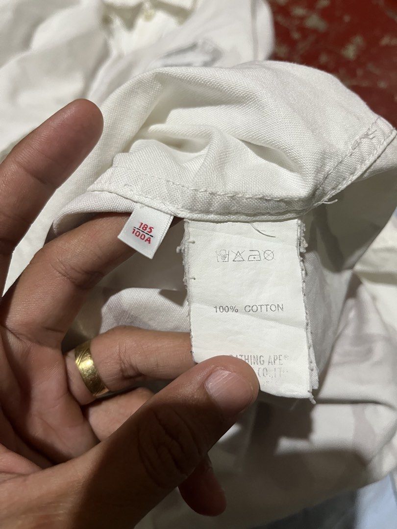 Aape (Category: Formal Shirts) located in Manila. Submitted by manonghits.12 (Listing ID 1466464337, Image 3). Description: Aape Excellent to new cond Xl 21/29 No any issue 750+sf Unli vouch po.