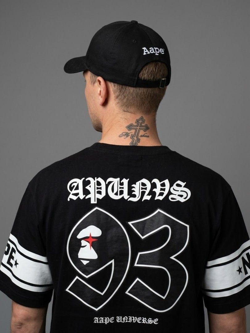 Aape Gothic Graphic Black tshirt ( orig ) (Category: Tshirts & Polo Shirts ) located in Quezon City. Submitted by wgapparel (Listing ID 1466543221, Image 1). Description: 📌 available Aape Gothic Graphic Black tshirt • Dimes: 19 x 25 W/L Small on tag • Conditions: Excellent • Color Rate: 9.4 • Complete tags • Authentic 💯 • Issue: minimal sign of usage only. Simplehan lang pero solid ng back hit 🔥 🔖 1490 Location Quezon City Shipping via Lalamo