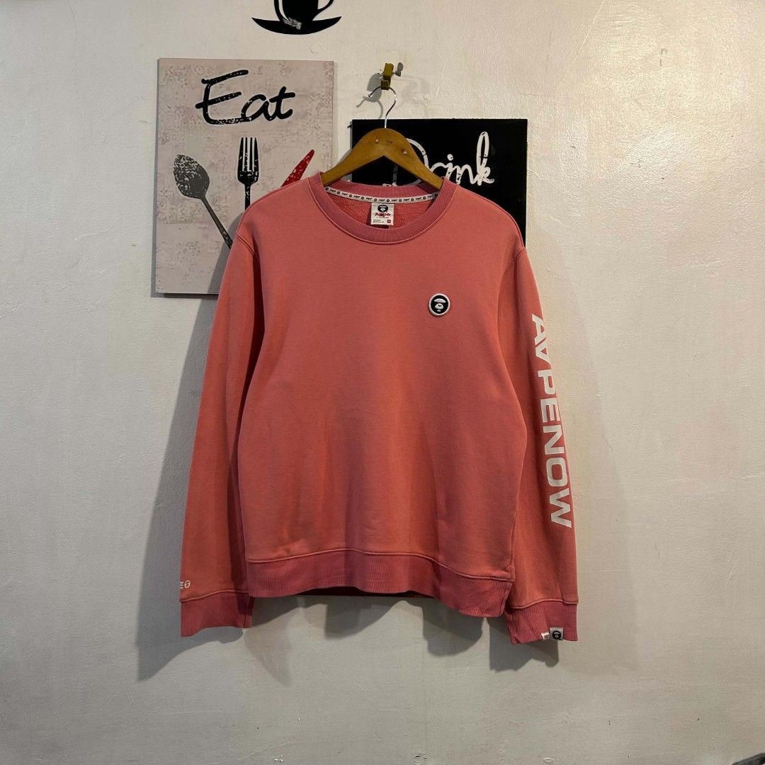 Aape Longsleeve Logo Side Arm Script (Category: Coats, Jackets and Outerwear) located in Quezon City. Submitted by streetwearandluxph (Listing ID 1466562449, Image 1). Description: Aape Longsleeve Logo Side Arm Script.