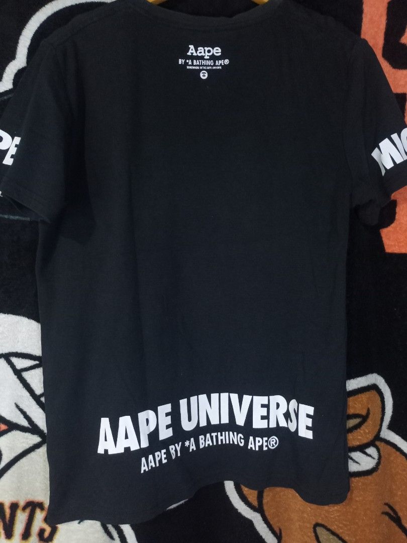 Aape x Mickey Mouse Black Tee (Category: Tshirts & Polo Shirts ) located in Castilla. Submitted by stignapamorma (Listing ID 1466481450, Image 2). Description: Size - 18.5x25.5 Condition - Excellent Color Rate - 9/10 Issue - None Price - 650+SF.