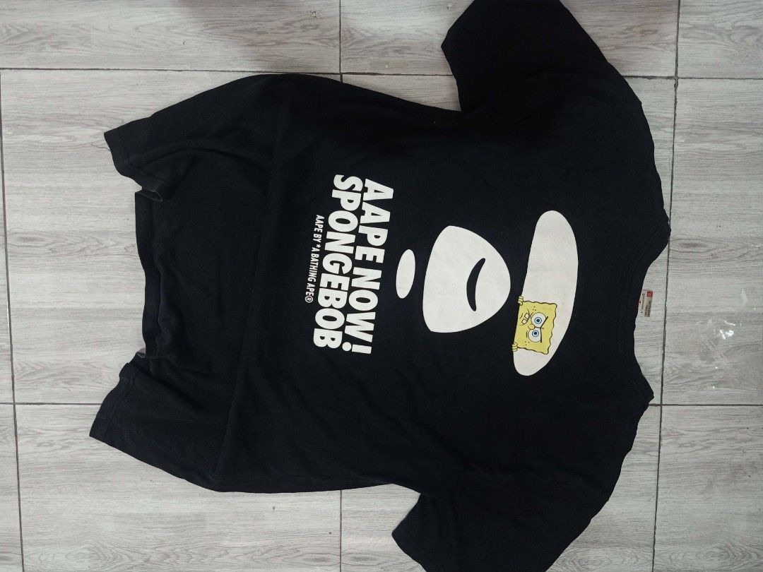 Aape X SpongeBob (Category: Tshirts & Polo Shirts ) located in Manila. Submitted by thriftyasher.2601. (Listing ID 1466472890, Image 2). Description: .