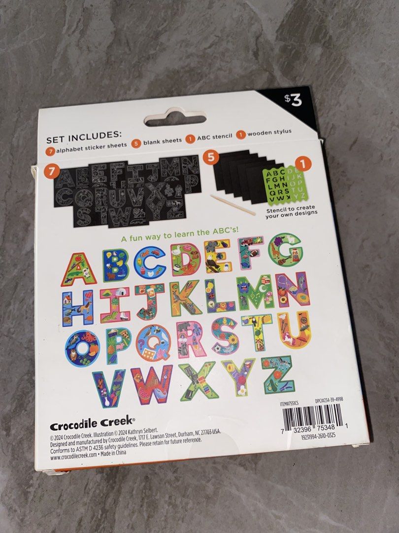 ABC Scratch Art Stickers (Category: Art & Prints) located in Las Pinas. Submitted by sherylandmargaux (Listing ID 1466391563, Image 3). Description: .