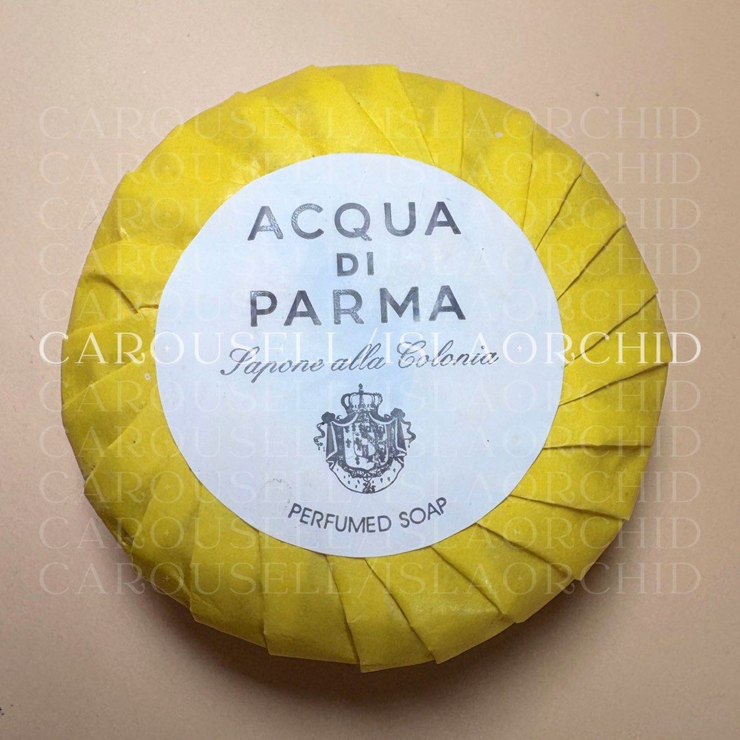 Acqua Di Parma Colonia Soap Set (Category: Bath) located in Ajuy. Submitted by islaorchid (Listing ID 1466523986, Image 1). Description: Authentic Acqua di Parma Colonia Luxury Hotel Line 🇮🇹 - 2 Perfumed soaps and 2 Glycerin soaps - Fresh, signature Colonia scent. - Elegant travel-size luxury toiletry — great for travel, gifting or collectors. Iloilo City: **Shipping fee c/o buyer ✨PLEASE READ • No-rush shipping. Allow 2-3 business days for pro