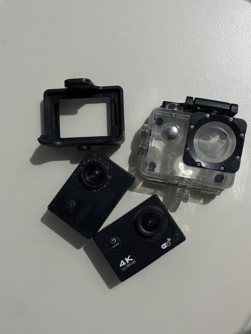 Action Camera (Category: Cameras) located in Manila. Submitted by milamartina123 (Listing ID 1466491115, Image 1). Description: AS IS. 850 price - 2pcs action camera, take all - working yung isa pero need nakacharge, yung isa naman umiilaw lang. need ata mapalitan ng batt pareho - may kasama ng isang memory card tondo, manila loc no return/refund once settled.