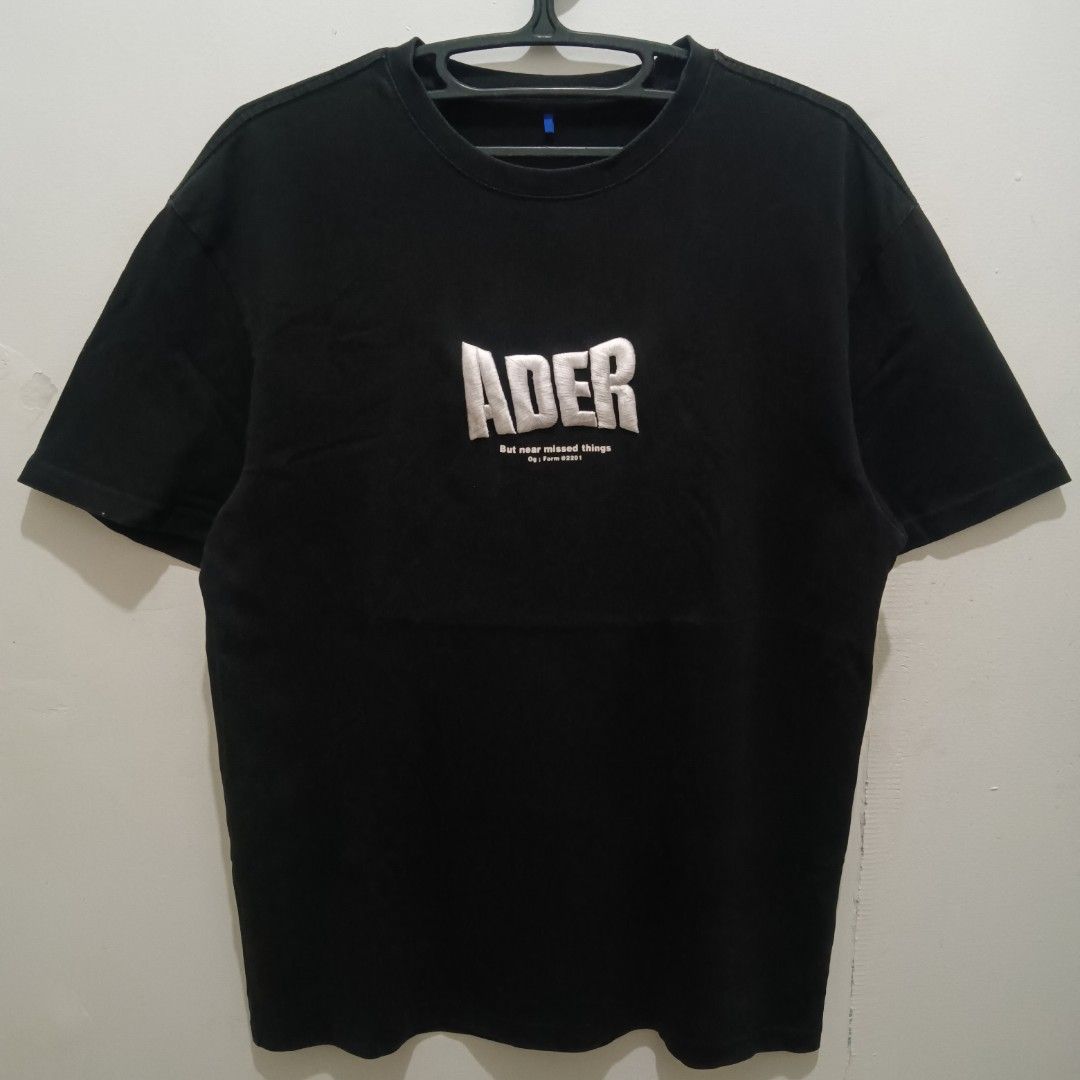 ADER ERROR Embroidered Logo Shirt (Category: Tshirts & Polo Shirts ) located in Caloocan City. Submitted by jaychingsss (Listing ID 1466463821, Image 1). Description: Ader Error Embroidered Logo Shirt - 180 23x28 Color Rate: 9/10 Heavy Cotton Complete Tags NEED WASH.