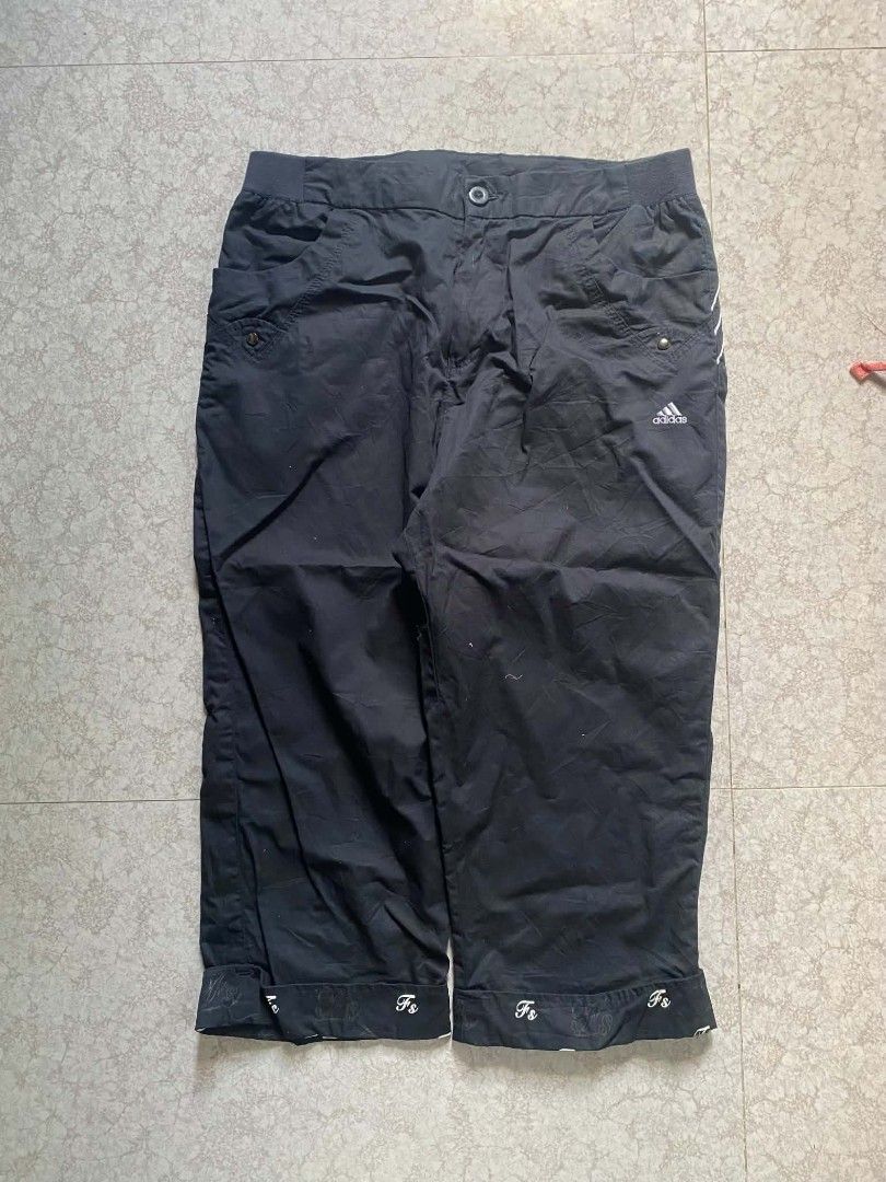 Adidas 2000s Cropped Track Pants (Category: Other Bottoms) located in Laur. Submitted by itzeco999 (Listing ID 1466396830, Image 1). Description: 299 plus ship.