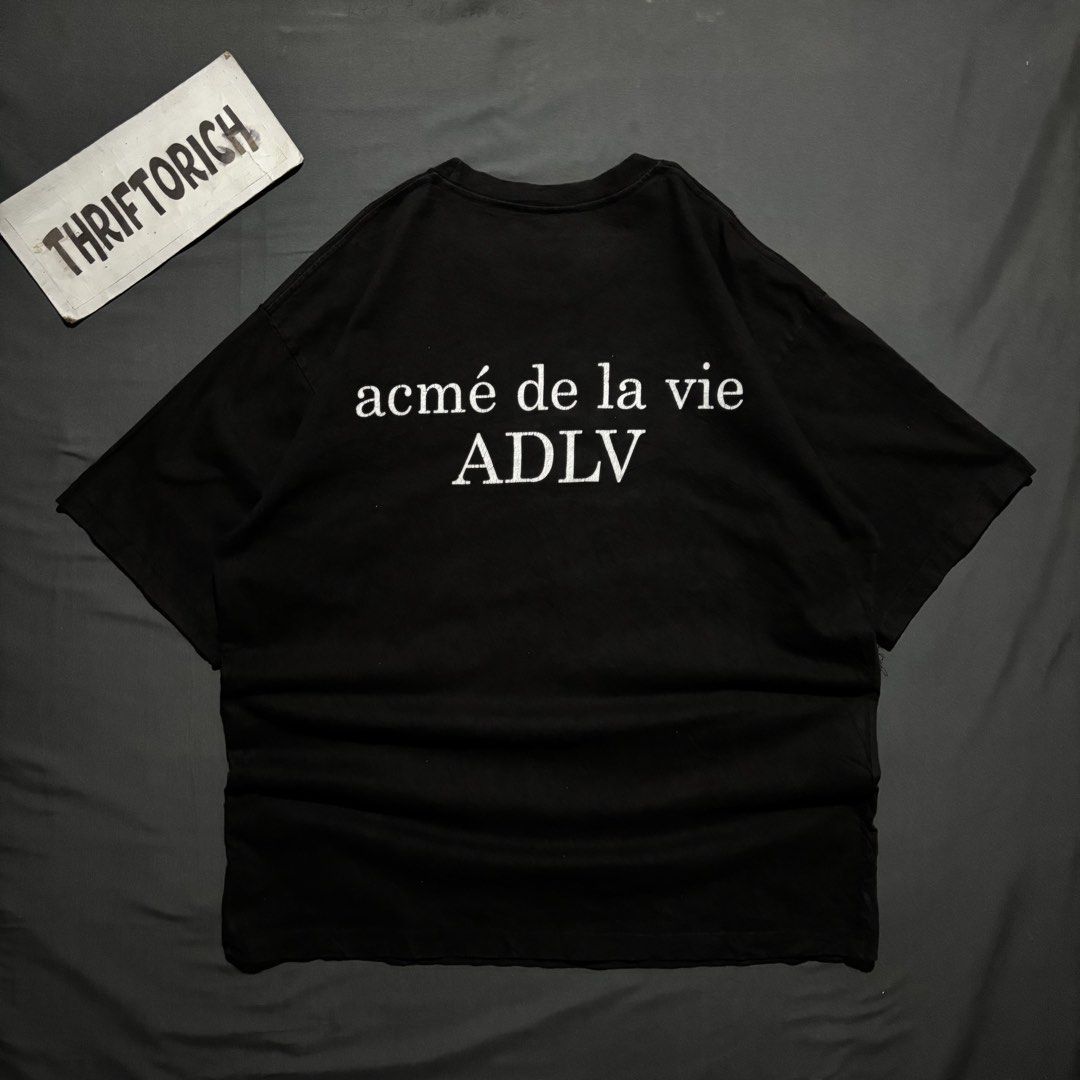 ADLV BLACK SHIRT (Category: Tshirts & Polo Shirts ) located in Taytay. Submitted by dwinsapparel (Listing ID 1466448382, Image 2). Description: ADLV BLACK SHIRT W-24 L-29 GOOD CONDITION CRACK PRINT SA LIKOD SA HARAP WALA NEED WASH COMPLETE TAGS.