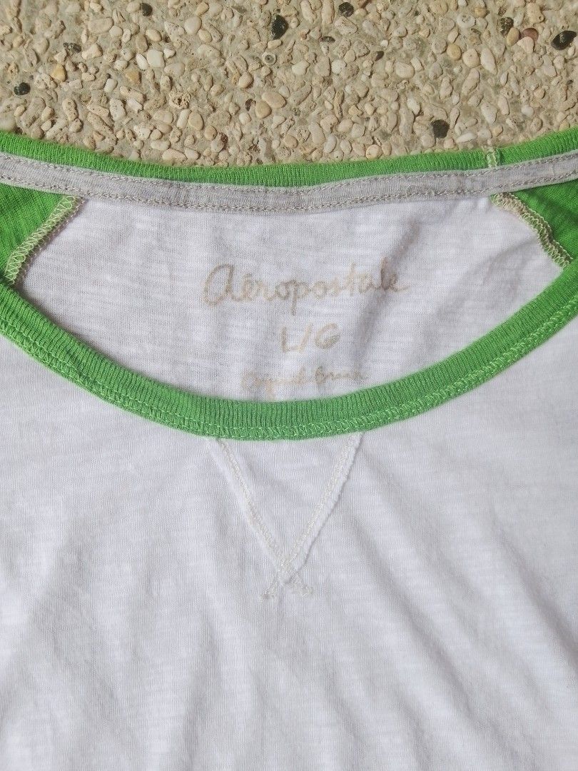 Aeropostale •raglan 3/4 (Category: Longsleeves) located in Batangas. Submitted by 68.thrifts (Listing ID 1466388820, Image 2). Description: size: 16 x 26 -no issue -good condi -no pinhole.