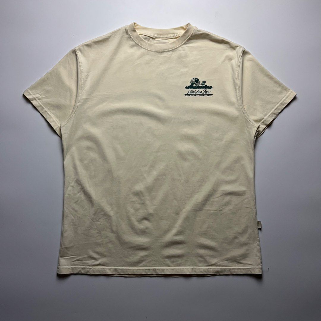 Aimé Leon Dore Unisphere T-Shirt (Category: Tshirts & Polo Shirts ) located in Manila. Submitted by streetsavvy (Listing ID 1466446360, Image 2). Description: Aimé Leon Dore Unisphere T-Shirt Size: Medium Width: 22” Length: 28” Shoulder: 19” Sleeve Length: 7.5” Hem: 22.5” Measured in Inches Condition: Excellent condition Flaw: missing washtag.