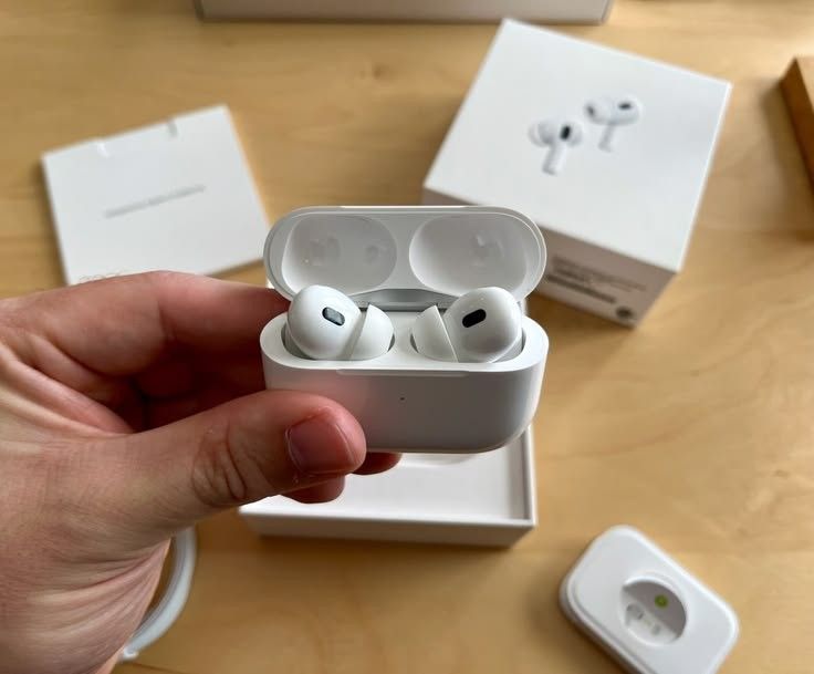 airpods pro 2 (Category: Earphones) located in Manila. Submitted by awuie (Listing ID 1466548792, Image 1). Description: -Apple AirPods Pro (White) - Includes wireless charging case, retail box, USB-C charging cable, and extra ear tips - Features active noise cancellation and great sound quality - Clean condition and ready to use right away - Complete set in original packaging.