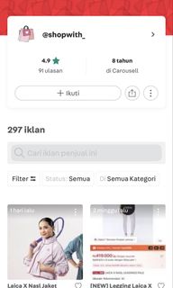 (Kategori: ) berada di . Dikirim oleh shopwith2_ (ID iklan 1466386198, Gambar 1). Deskripsi: .