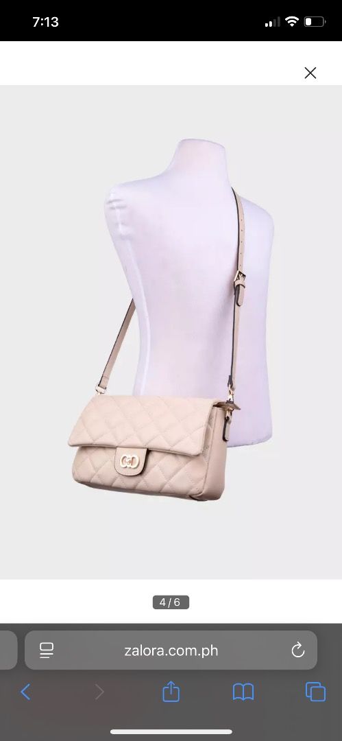 Alberto Quilted Shoulder Bag Beige (Category: Shoulder Bags) located in Oas. Submitted by judyannriv77323 (Listing ID 1466459290, Image 2). Description: - Brand: Alberto - Style: Quilted shoulder bag with classic diamond pattern - Color: Versatile beige (matches any outfit) - Hardware: Gold-tone clasp closure on foldover flap - Straps: Includes interchangeable chain link strap and adjustable leather strap - Condition: Brand new with hanging tag a