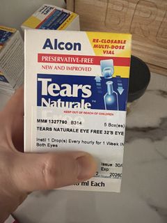 Alcon Tears Naturale Free Lubricant Eye Drops 2 Boxes, Beauty ...