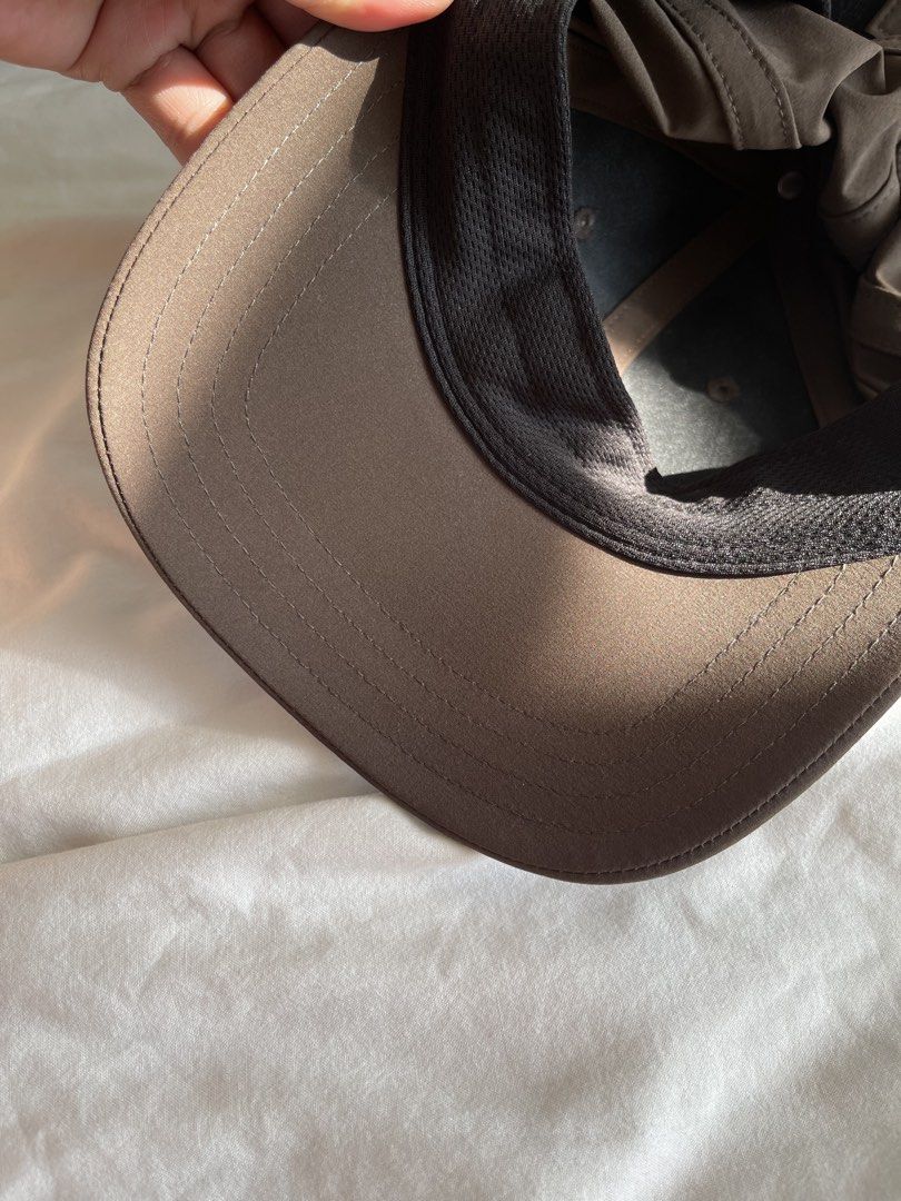 Alo Yoga Performance Off-Duty Cap Espresso (Category: Caps & Hats) located in Quezon City. Submitted by basicsandessentials (Listing ID 1466337686, Image 3). Description: - Brand: Alo Yoga - Style: Performance Off-Duty Cap - Colorway: Espresso (Rich brown) - Details: Matte rubberized Alo logo on front - Fit: Adjustable velcro strap closure (One size fits most) - Condition: Clean inner sweatband and crisp exterior fabric - Ideal for: Gym, errands,