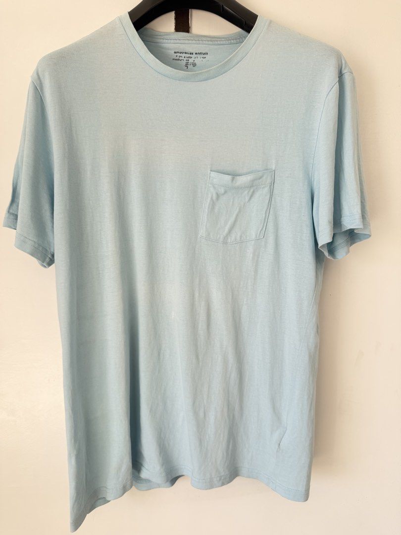 Amazon shirt plain light blue (Category: Tshirts & Polo Shirts ) located in Quezon City. Submitted by satisfied_buyer (Listing ID 1466510002, Image 1). Description: Amazon shirt Light blue Shoulders:41m Chest:45m Length: 69m.