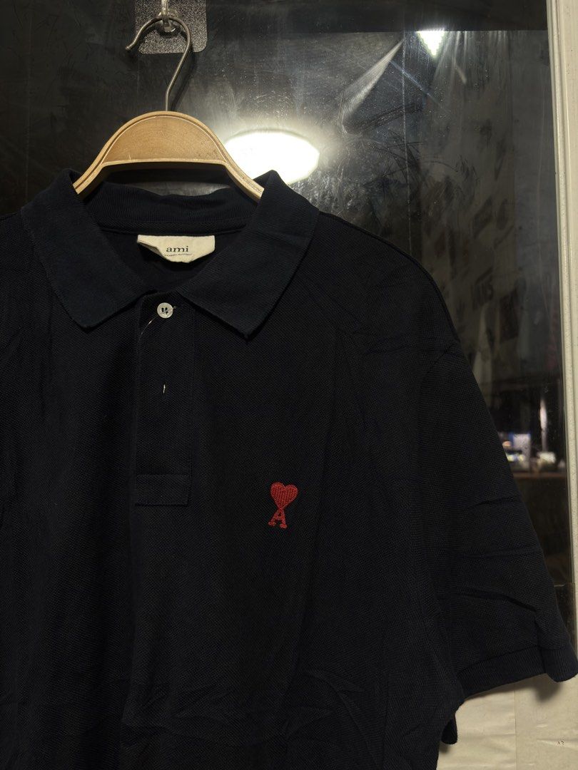 AMI POLO SHIRT (Category: Formal Shirts) located in Rizal. Submitted by underrated.klyde (Listing ID 1466469852, Image 2). Description: BEST FIT LARGE PRESTINE CONDITION 9.8/10 COLOR RATE NO ISSUE TAYTAY RIZAL.