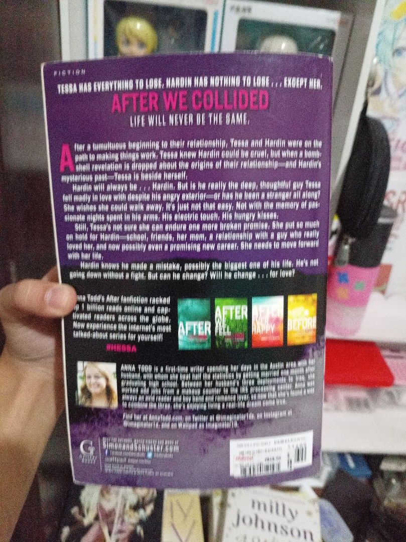Anna Todd | After we Collided (Category: Storybooks) located in Rizal. Submitted by stanl3y.winds (Listing ID 1466485323, Image 3). Description: wts good as new, has foxing pero sa isang part lang and super unti. rfs - needed funds badly..