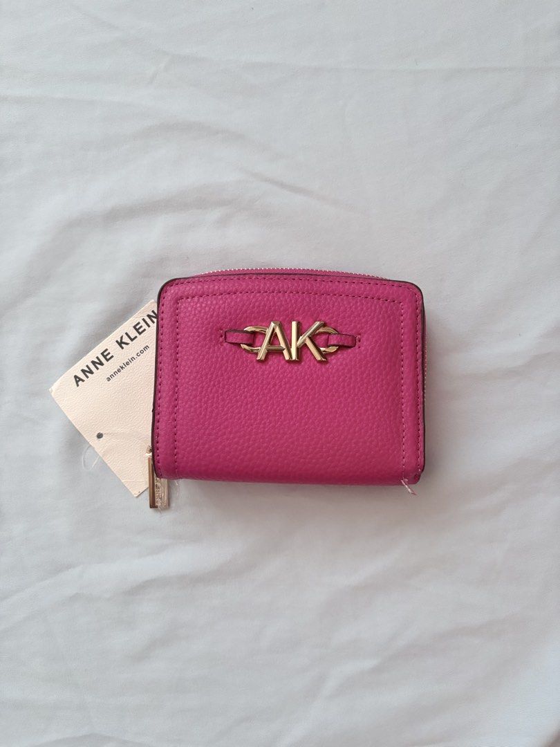 Anne Klein Pink Zip Around Wallet (Category: Wallets & Card holders) located in Cavite. Submitted by kyeomeshi97 (Listing ID 1466415379, Image 1). Description: lightweight brandnew barbie pink color gcash j&t .