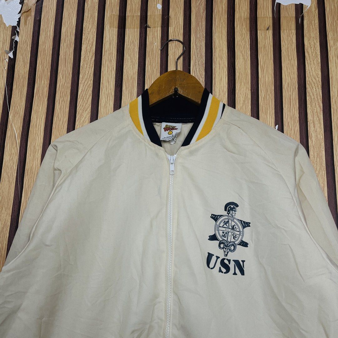 1980's ANYWEAR BLOKECORE GORPCORE STREETWEAR VARSITY Y2K COLLEGIATE BOMBER JACKET CREAM LARGE 24x27 (Category: Coats, Jackets and Outerwear) located in Dasmarinas. Submitted by yg_supplies (Listing ID 1466416234, Image 3). Description: PLEASE READ FAQ’s > Yes, available! > Last price posted. TAKE IT OR LEAVE IT! > Dasmariñas Cavite > ADDITIONAL PHOTOS are NOT AVAILABLE as we seal the items after taking pictures. > GCASH payment > JNT shipping / L
