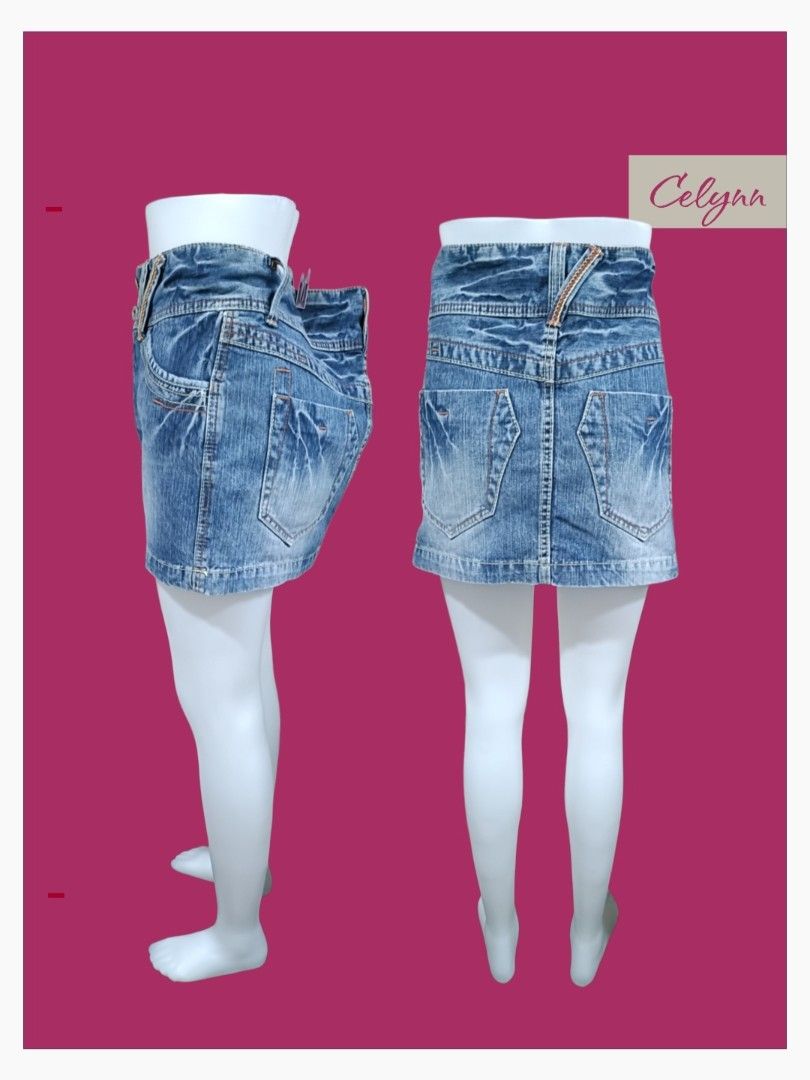 AP SECOND EIGHT BY NINE Denim Mini Skirt; Medium (Category: Skirts) located in Moncada. Submitted by celynn.collection (Listing ID 1466479115, Image 2). Description: ✅ PLEASE READ BEFORE ASKING! 😊 ----------------------------------------------------- 📍LOCATION: Pangasinan, Luzon ----------------------------------------------------- ✅ Clothes are THRIFTED or PRE-LOVED unless stated brand new. -----------------------------------------------------