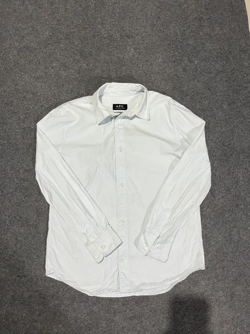 APC bottom down long sleeve (Category: Coats, Jackets and Outerwear) located in Lapu Lapu. Submitted by jhonrener41426 (Listing ID 1466465378, Image 1). Description: Size 34 Waist-19 Length-25 Excellent condition Color rate 9.8/10 Authentic Issue none .